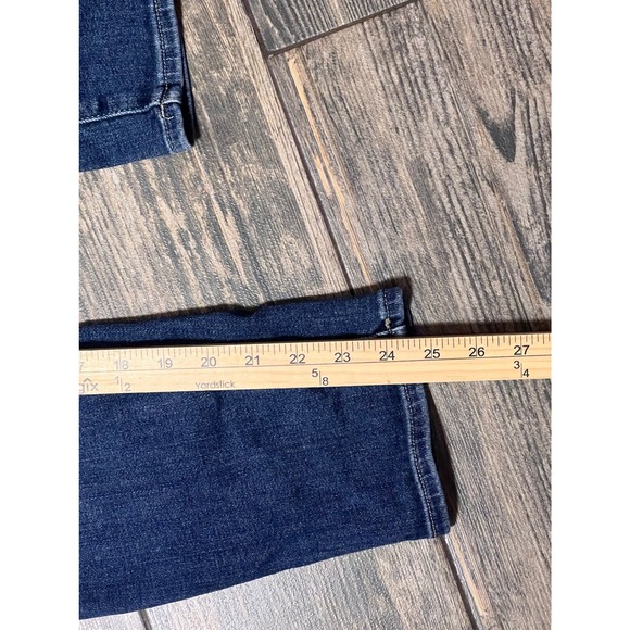 Lucky Brand Lolita Crop Blue Jeans Denim Size 12/31 Soft‎ Comfy Whiskered Ankle - Picture 10 of 12
